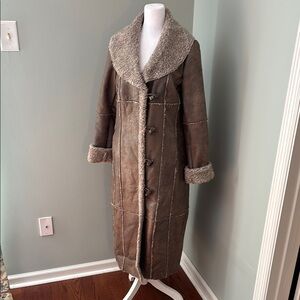 Women's Tribal Shearling Coat